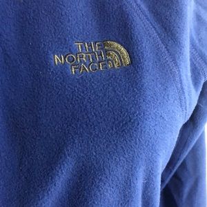 The North Face royal lapis blue cozy zip jacket